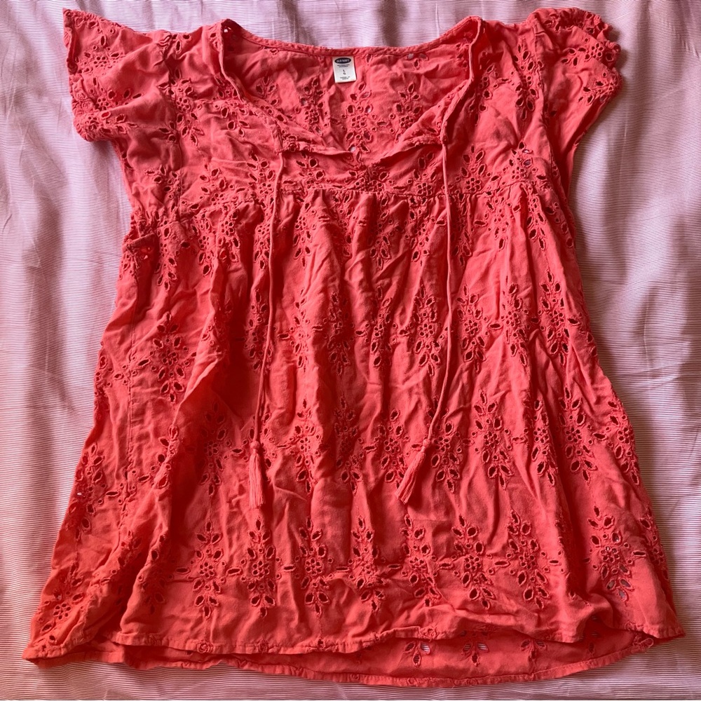 Coral Old Navy Blouse